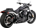 Vance & Hines Big Radius Exhaust System For Harley Davidson FXSB 1690 2013 - Black