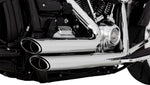 Vance & Hines Shortshots Staggered Exhaust System For Harley Davidson FLFB 1750 ABS 2018-2020 - Chrome
