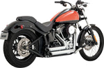 Vance & Hines Shortshots Staggered Exhaust System For Harley Davidson FLS 1690 2012-2017 - Chrome
