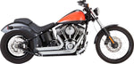Vance & Hines Shortshots Staggered Exhaust System For Harley Davidson FLS 1690 2012-2017 - Chrome