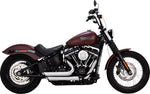 Vance & Hines Shortshots Staggered Exhaust System For Harley Davidson FLDE 1750 2018-2020 - Chrome