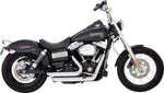 Vance & Hines Shortshots Staggered Exhaust System For Harley Davidson FXDB 1584 2012-2013 - Chrome