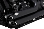 Vance & Hines Shortshots Staggered Exhaust System For Harley Davidson FXST 1750 2020-2024 - Black