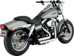 Vance & Hines Shortshots Staggered Exhaust System For Harley Davidson FXD 1584 2007-2010 - Chrome