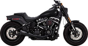 Vance & Hines 2 Into 1 Upsweep Exhaust System For Harley Davidson FLDE 1750 ABS 2018-2020 - Black