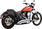 Vance & Hines 2-into-2 Big Radius Exhaust System For Harley Davidson FLST 1340 1986-1990 - Chrome