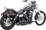Vance & Hines 2-into-2 Big Radius Exhaust System For Harley Davidson FXD 1584 2007-2009 - Black