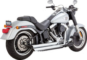 Vance & Hines Exhaust System For Harley Davidson FLST 1340 1986-1990 - Chrome