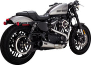Vance & Hines Exhaust System For Harley Davidson XL1200C 2004-2013 - Brushed