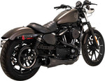 Vance & Hines 2 Into 1 Upsweep PCX Exhaust System For Harley Davidson XL1200C 2014-2020 - Black