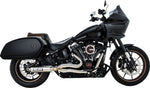 Vance & Hines 2 Into 1 Supersport Exhaust System For Harley Davidson FLDE 1750 ABS 2018-2020 - Brushed