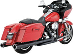 Vance & Hines Hi-Output Silencers For Harley Davidson FLHR 1340 1995-1998 - Black