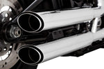 Vance & Hines 3" Twin Slash Silencers For Harley Davidson FLFB 1750 2018-2020 Right - Chrome