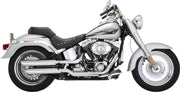 Vance & Hines 3" Twin Slash Silencers For Harley Davidson FLSTF 1584 2007-2011 Right - Chrome