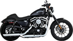Vance & Hines 3" Twin Slash Silencers For Harley Davidson XL1200C 2014-2020 Right - Chrome