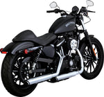 Vance & Hines 3" Twin Slash Silencers For Harley Davidson XL1200C 2014-2020 Right - Chrome