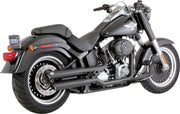 Vance & Hines 3" Twin Slash Silencers For Harley Davidson FLSTF 1584 2007-2011 Right - Black