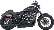 Vance & Hines 3" Twin Slash Silencers For Harley Davidson XL1200C 2014-2020 Right - Black