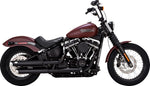 Vance & Hines 3" Twin Slash Silencers For Harley Davidson FLDE 1750 2018-2020 Right - Black