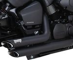 Vance & Hines Shortshots Staggered Exhaust System For Honda VT 750 C 2011-2023 - Black