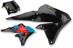 Cycra Powerflow Radiator Scoops For Yamaha WRF250 2015-2019 - Black