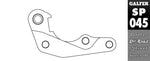 Galfer Brake Caliper Relocation Bracket For Honda CR125 2002-2007 Front - Black