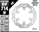 Galfer Wave Brake Disc For Gilera Fuoco 500 I.E. 2007-2013 Front - Silver