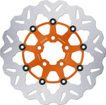 Galfer Wave Brake Disc For Harley Davidson FLDE 1750 2018-2020 Orange - Rear