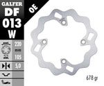 Galfer Wave Brake Disc For Honda CB 125 R Neo Sports Cafe 2018-2024 Rear - Silver