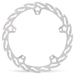 Moto Master Flame Series Fixed Brake Disc For KTM Duke 125 2024 Front - Silver
