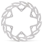 Moto Master Flame Series Rear Brake Disc For Fantic XX 250 2022-2023 - Silver