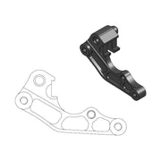 Moto Master Adapter Bracket For Yamaha WRF250 2001-2019 Front - Black