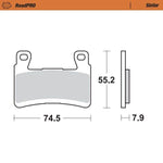 Moto Master RoadPRO Sinder Brake Pads For Kawasaki ZX-6 R 636 2013-2025 - Front