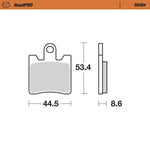 Moto Master RoadPRO Sinder Brake Pad Front For Yamaha FJR 1300 2006-2020