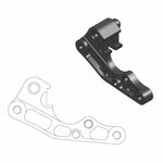 Moto Master Relocation Bracket for OEM Caliper For Beta RR 125 2018-2024 Fits Front Left Or Right - Black