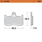Moto Master RoadPRO Sinder Brake Pad Front For Victory Boardwalk 106 2013-2015