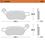 Moto Master RoadPRO Sinder Brake Pad Rear For Harley Davidson FLD 1690 2012-2013