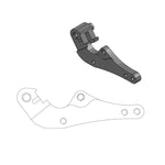 Moto Master Supermoto Street Brake Disc Adapter Bracket For Gas Gas EC350F 2021-2023 Front - Black
