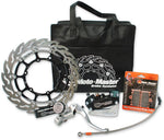 Moto Master Supermoto Racing Brake Kit 300mm For Yamaha WRF250 2016-2021 (Without Headlight) Front