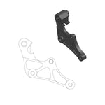 Moto Master Supermoto Street Brake Disc Adapter Bracket For Yamaha WRF250 2020-2024 Fits Front Left Or Right - Black