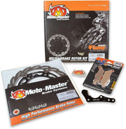 Moto Master 270mm Flame Oversize Floating Brake Disc Brake Kit For Yamaha WRF250 2019-2021 Front