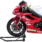 Black Pro Range B5065 Front Head Stand & B5160 Rear Paddock Stand Set