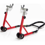 Black Pro Range B5065 Front Head Stand & B5160 Rear Paddock Stand Set