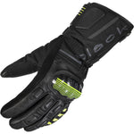 Black Odyssey Waterproof Leather Motorcycle Gloves