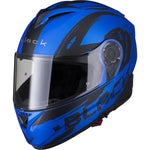 Black Optimus II Destination Flip Front Motorcycle Helmet