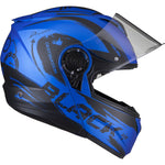 Black Optimus II Destination Flip Front Motorcycle Helmet