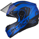 Black Optimus II Destination Flip Front Motorcycle Helmet