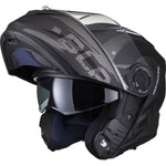 Black Optimus II Destination Flip Front Motorcycle Helmet
