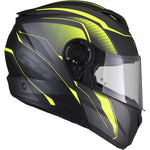 Black Optimus II Infinity Flip Front Motorcycle Helmet