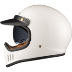 Black Royale Solid Retro Motorcycle Helmet
